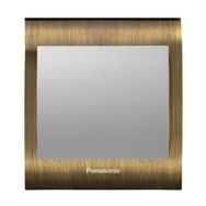 Viko Panasonic Thea Blu Tekli Antique Dore Kapak Metalik Beyaz Anahtar Çerçeve
