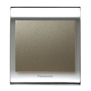 Viko Panasonic Thea Blu Tekli Chrome Beyaz Kapak Dore Anahtar Çerçeve