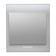 Viko Panasonic Thea Blu Tekli Chrome Matt Beyaz Kapak Metalik Anahtar Çerçeve