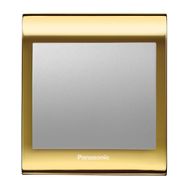 Viko Panasonic Thea Blu Tekli Gold Dore Kapak Metalik Beyaz Anahtar Çerçeve