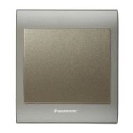 Viko Panasonic Thea Blu Tekli Inox Matt Dore Kapak Anahtar Çerçeve