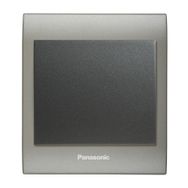 Viko Panasonic Thea Blu Tekli Inox Matt Dore Kapak Füme Anahtar Çerçeve
