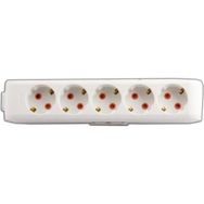 Viko VİKO0128 Topraklı Çocuk Korumalı Klemensli Multi-Let Beşli Priz