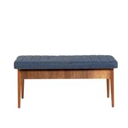 Vina 1048 Ceviz Lacivert Bench