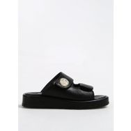 Vince Camuto Jayne Siyah Deri Kadın Terlik