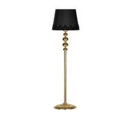 Vinner Gold Burgulu 4'lü Küre Kristal Siyah Dantel Lambader