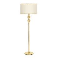 Vinner Gold Kaplama Çift Küre Tek Ayak Metal Lambader
