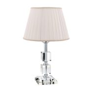 Vinner Krom Kaplama Kare Kristal Detaylı Modern Abajur