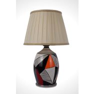 Vinner Luxury Series Origami Pileli Krem Porselen Abajur