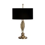 Vinner Marche Mka-01 Antrasit Eskitme Mat Gold Metal Abajur