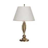 Vinner Marche Mka-01 Beyaz Kırçıl Eskitme Mat Gold Metal Abajur