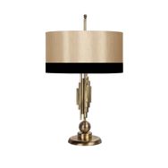Vinner Marche Mka-01 Siyah Mataro Eskitme Mat Gold Metal Abajur