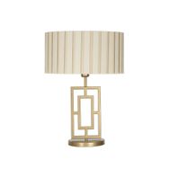 Vinner Puglia Eskitme Mat Gold Metal Kırma Krem Abajur