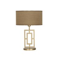 Vinner Puglia Eskitme Mat Gold Metal Pre Kahve Abajur