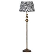 Vinner VNRVGAEKLMB075 Vega Eskitme Üçlü Küre Tek Ayaklı Metal Leopar Desenli Lambader