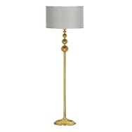 Vinner VNRVGAGKLMB018 Vega Gold Üçlü Küre Tek Ayaklı Metal Pre Gri Lambader
