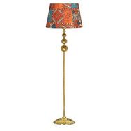 Vinner VNRVGAGKLMB093 Vega Gold Üçlü Küre Tek Ayaklı Metal Cappadocia Desenli Lambader