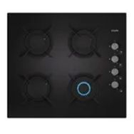 Vinola 6310-01 4 Gözlü Gazlı Cam Yüzeyli Ocak Siyah