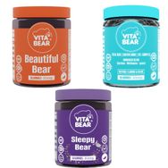 Vita Bear Sleepy Bear 60 Çiğnenebilir Tablet + Strong Hair 60 Çiğnenebilir Tablet + Beautiful Bear 60 Çiğnenebilir Tablet