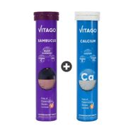 Vitago Sambucus 20 Efervesan Tablet + Calcium 20 Efervesan Tablet