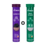 Vitago Sambucus 20 Efervesan Tablet + Multivitamin 20 Efervesan Tablet