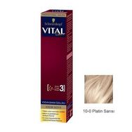 Vital 10.0 Platin Sarı Tüp Saç Boyası + 50 ml Oksidan