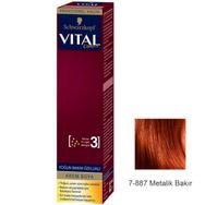 Vital 7-887 Metalik Bakır Saç Boyası