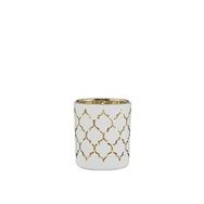Vitale AK.JFHC6702450 Cam Beyaz Gold 8 cm Mumluk