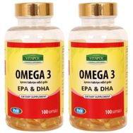 Vitapol Omega 3 2x100 Kapsül Balık Yağı