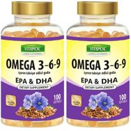 Vitapol Omega 3-6-9 Balık Yağı 2x100 Kapsül