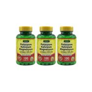 Vitapol Potasyum Kalsiyum Magnezyum Çinko Vitamin D3 3x100 Tablet