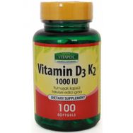 Vitapol Vitamin D3 K2 100 Kapsül