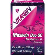Vitawin Maxiwin Duo SC Sambucus C 20 Efervesan Saşe