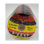 Vito 100 m 0.40 mm Süper Strong Fluorocarbon Coated Olta Misinası
