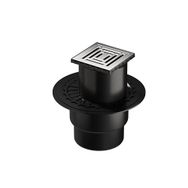 Vitra 5607315 V-Flow Kare Yandan Çıkışlı 10x10 cm DK 800 Kapak Parlak Krom Yalıtımlı Duş Kanalı