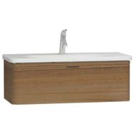 Vitra 56141 Nest Trendy Tek Çekmeceli 100 cm Hareli Doğal Ahşap Lavabo Dolabı