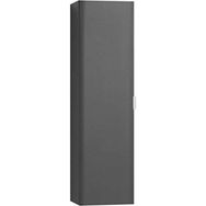 VitrA 56186 Nest 45 cm Tek Kapaklı Parlak Antrasit Sol Boy Dolabı