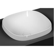 Vitra 5654B483-0016 Frame Tezgah Üstü 42 cm Mat Siyah Kare Lavabo