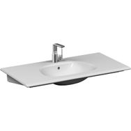VitrA 5709B403-0001 Frame 100 cm Beyaz Etajerli Lavabo