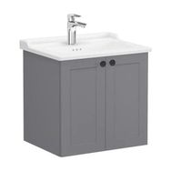 VitrA 68702 60 cm Mat Açık Gri Root Classic Lavabo Dolabı