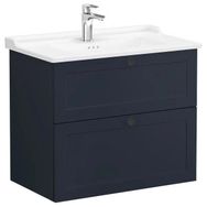 VitrA 68874 80 CM 2 Çekmeceli Mat Lacivert Root Classic Lavabo Dolabı