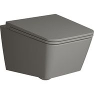 Vitra 7245B476-0090 Equal Rim Ex Kanalsız 54 cm Mat Taş Gri Asma Klozet