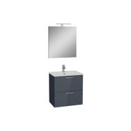 Vitra 75102 60 cm Antrasit Mia Banyo Dolabı Seti