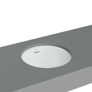 VitrA 7532B001-1082 Metropole 40x40 cm Yuvarlak Mat Beyaz Tezgahaltı Lavabo