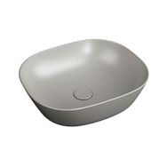 Vitra 7810B420-0016 Plural Kare Çanak Mat Bej 45 cm Lavabo