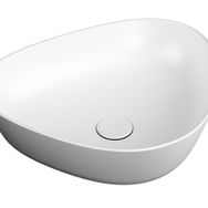 Vitra 7812B401-0016 Plural Üçgen Alçak Çanak Mat Beyaz 47 cm Lavabo