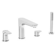 Vitra A42743 4 Delikli Krom Root Round Küvet Bataryası