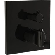 VitrA A4287439 Suit Parlak Siyah Ankastre Termostatik Banyo Bataryası