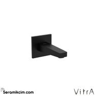 Vitra A4311636 Root Square Mat Siyah Çıkış Ucu