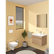 Vitra A44100 Base 400 Uzun Mat Siyah Havluluk